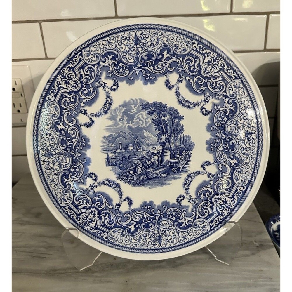 The Blue Room Collection by Spode Traditional Continental Cake Plate